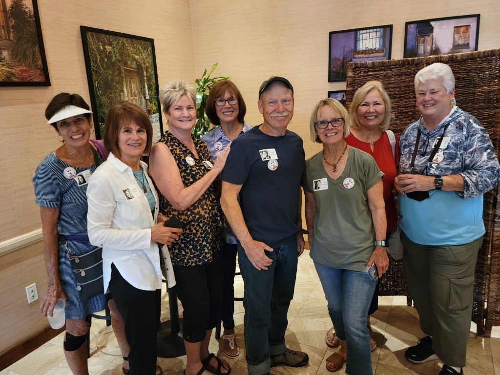 Pat, Louise, Jeanne, Nancy, Patti T, Patti S, Claire